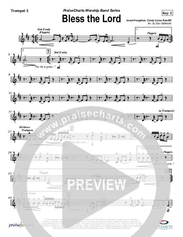 Bless The Lord Trumpet 3 (Lakewood Church)