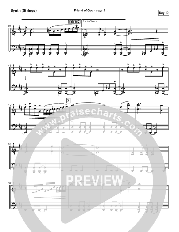 Friend Of God Synth Strings (Lakewood Church)