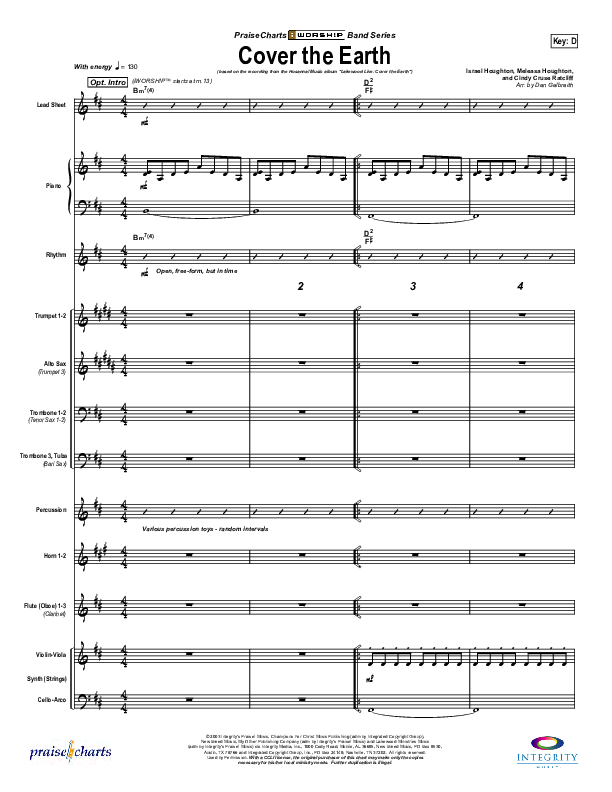 Cover The Earth Orchestration (Lakewood Church)