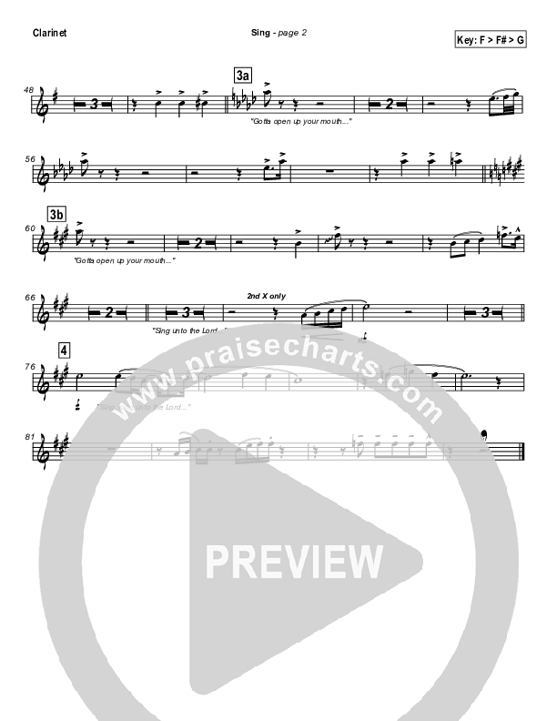 Sing Clarinet (Lakewood Church)