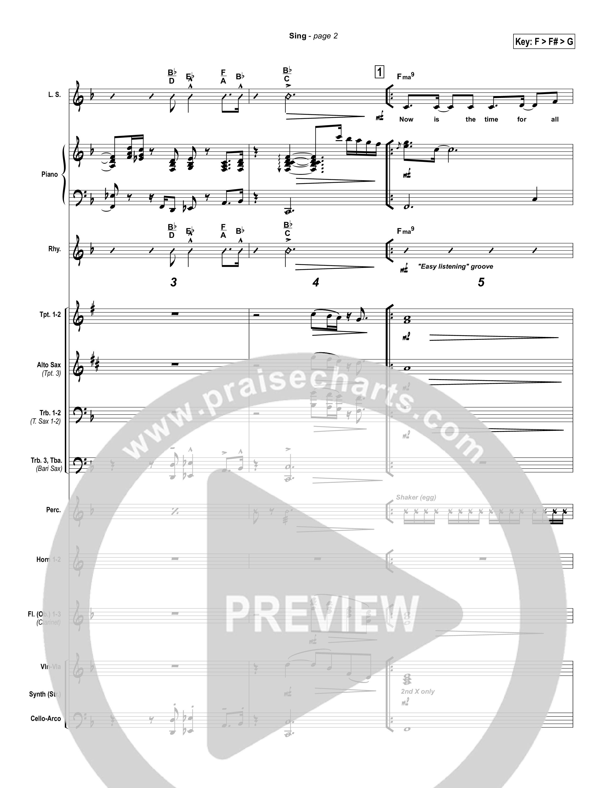 Sing Conductor's Score (Lakewood Church)