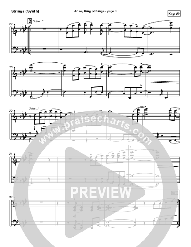 Arise King of Kings Synth Strings (Eoghan Heaslip)