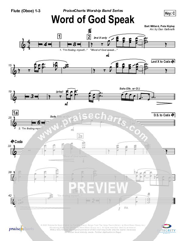 Word Of God Speak Wind Pack (MercyMe)