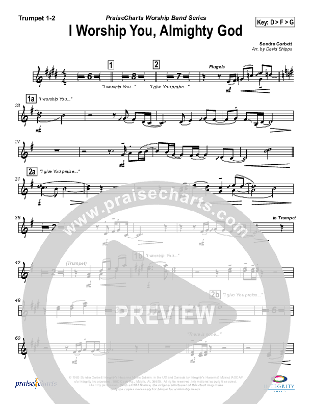 I Worship You Almighty God Brass Pack (Sondra Corbett)