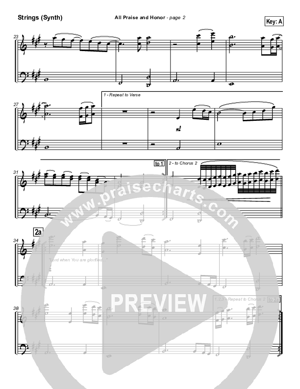 All Praise and Honor Synth Strings (Paul Baloche)