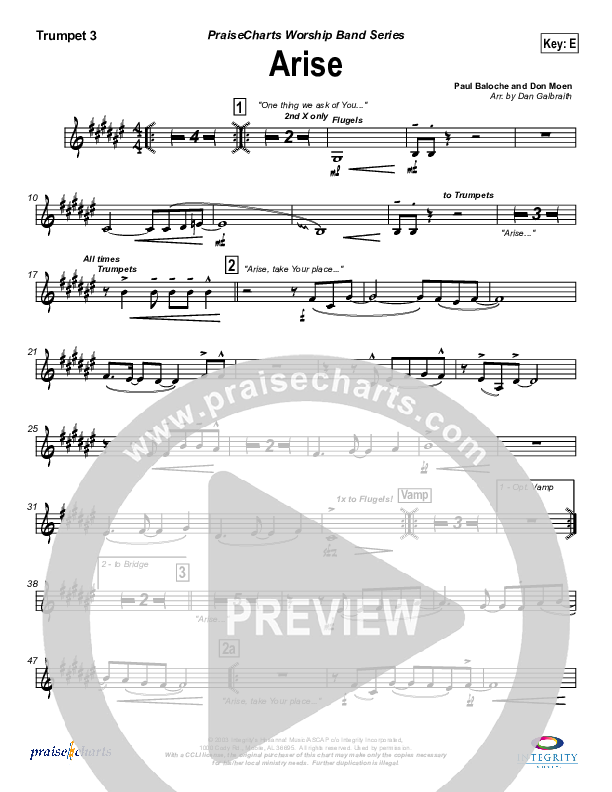 Arise Trumpet 3 (Paul Baloche)