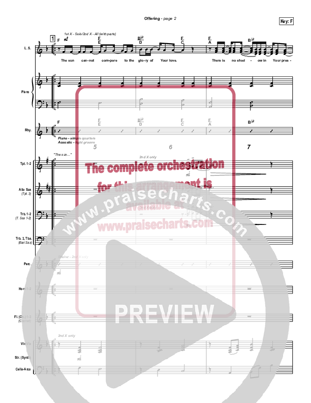 Offering Conductor's Score (Paul Baloche)