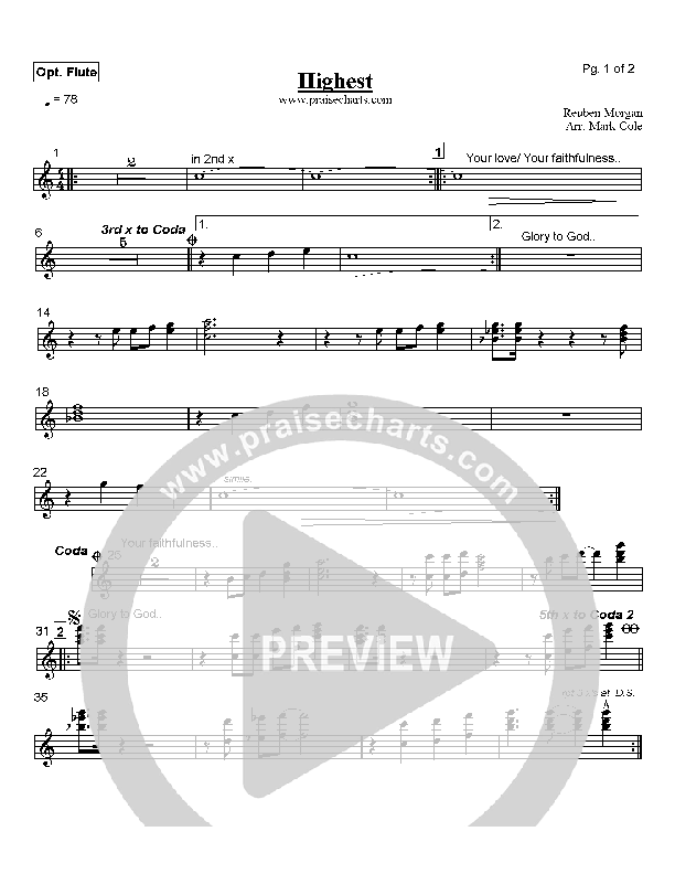 Highest Flute (Hillsong Worship)