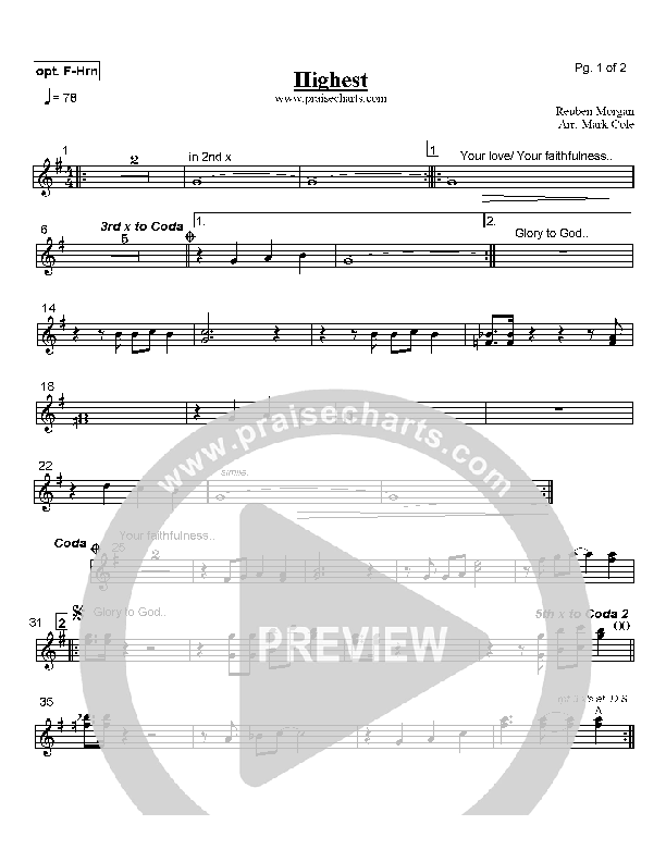 Highest French Horn (Hillsong Worship)