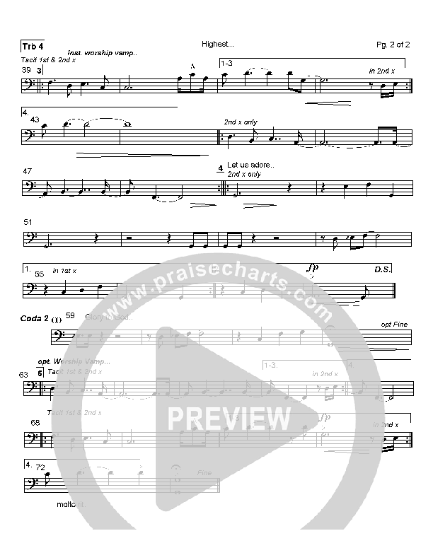 Highest Trombone 4 (Hillsong Worship)