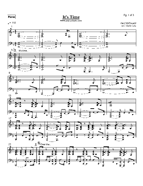 It's Time Orchestration (Lindell Cooley)