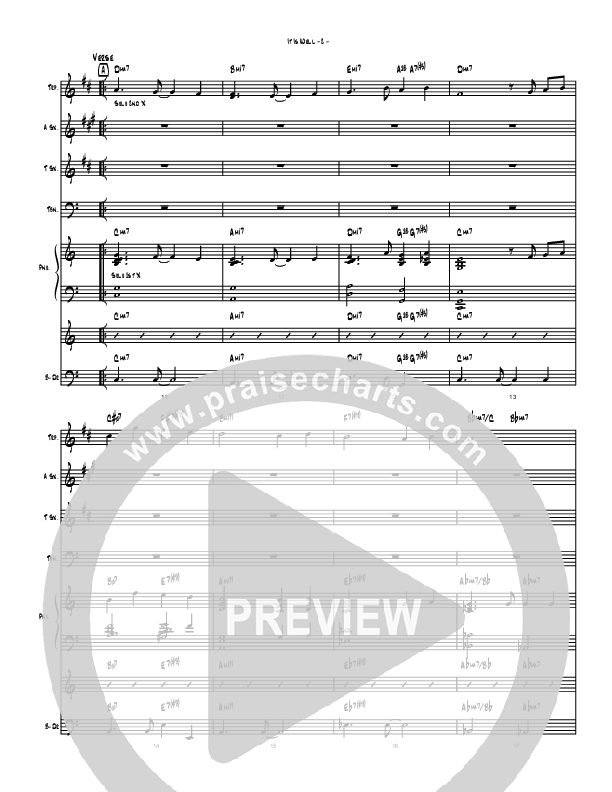 It Is Well With My Soul (Instrumental) Conductor's Score (Brad Henderson)