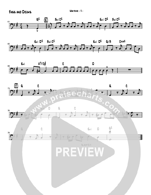 Whatever Bass Guitar (Brad Henderson)