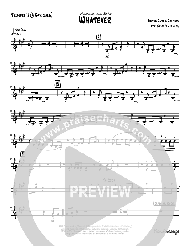 Whatever Trumpet 2 (Brad Henderson)