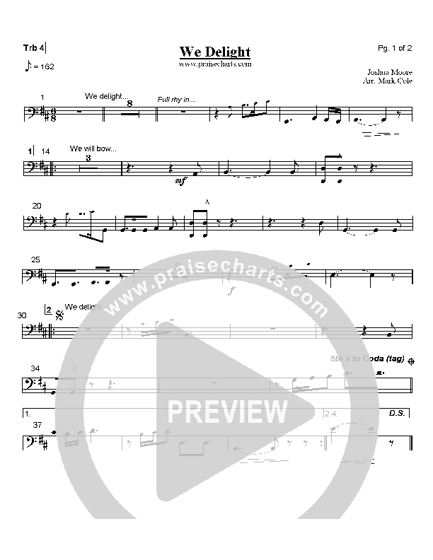 We Delight Trombone 4 (Joshua Moore)