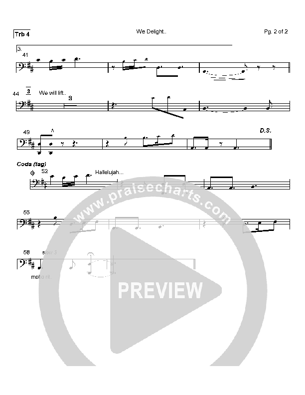 We Delight Trombone 4 (Joshua Moore)