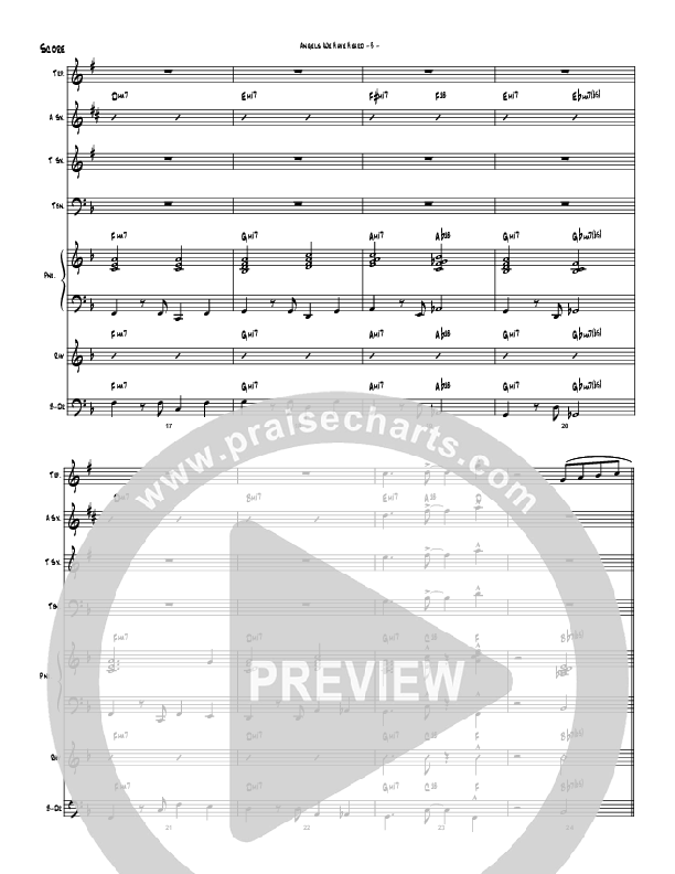Angels We Have Heard On High (Gloria's Samba) (Instrumental) Conductor's Score (Brad Henderson)