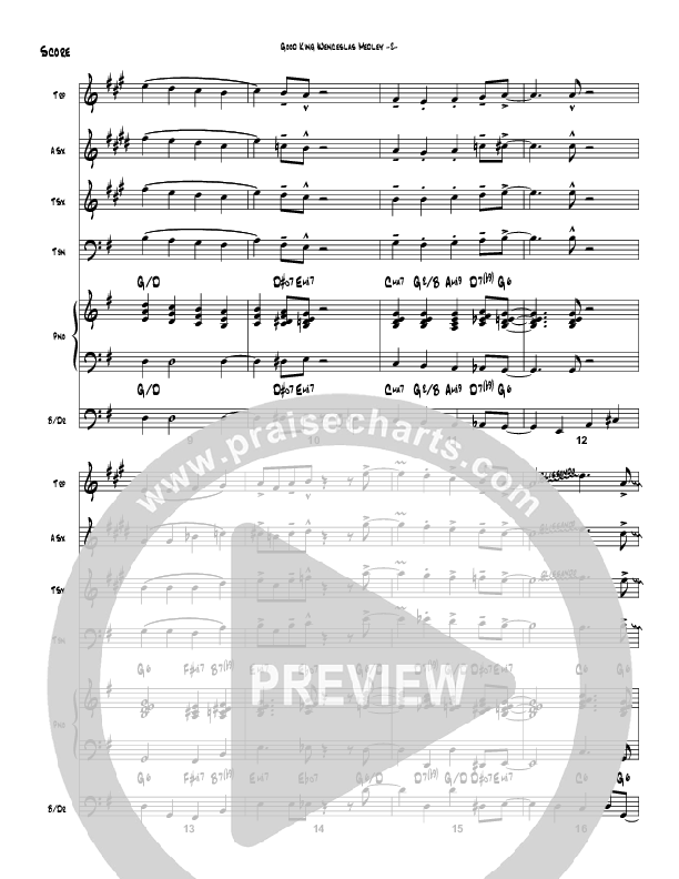 Good King Wenceslas (Instrumental) Conductor's Score (Brad Henderson)