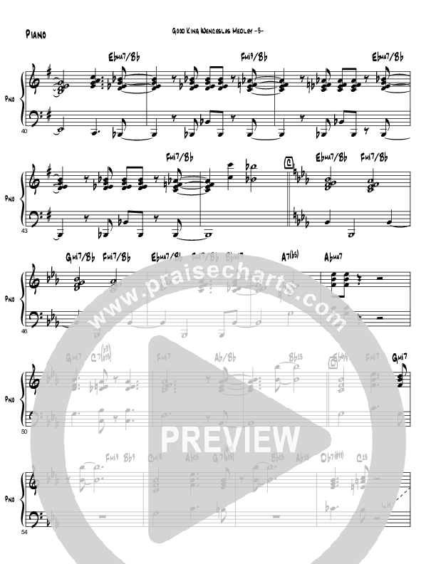 Good King Wenceslas (Instrumental) Piano Sheet (Brad Henderson)