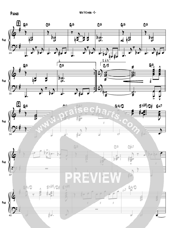 We Three Kings (Instrumental) Piano Sheet (Brad Henderson)