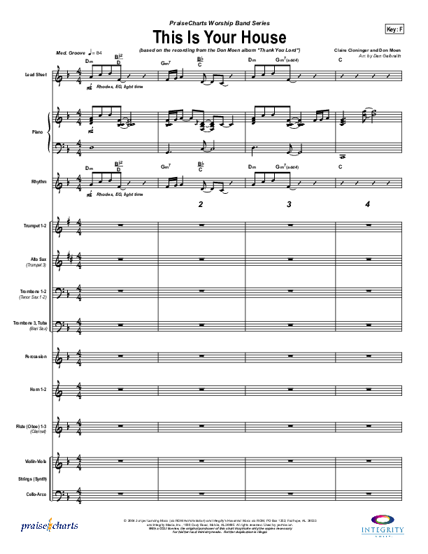 This Is Your House Orchestration (Don Moen)