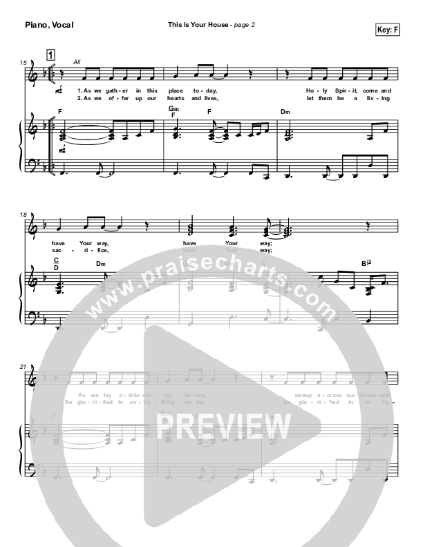 This Is Your House Piano/Vocal (Don Moen)