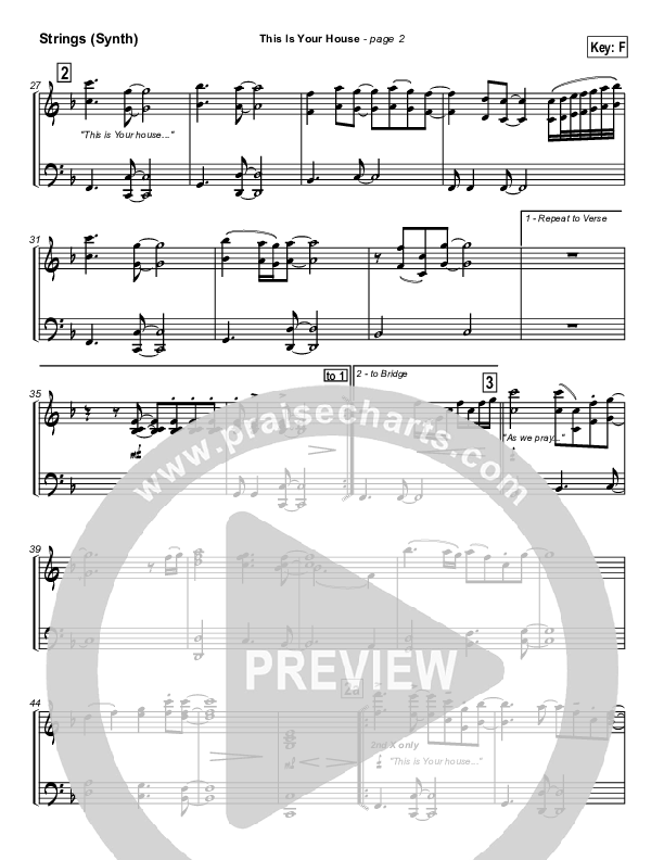 This Is Your House Synth Strings (Don Moen)