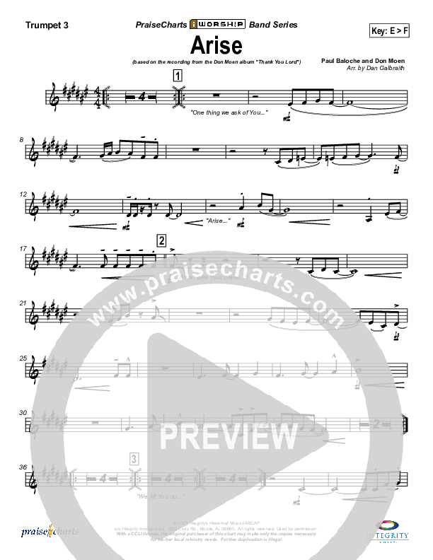 Arise Trumpet 3 (Don Moen)