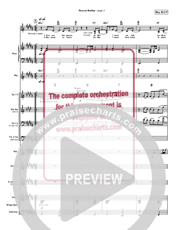 Rescue Conductor's Score (Don Moen)