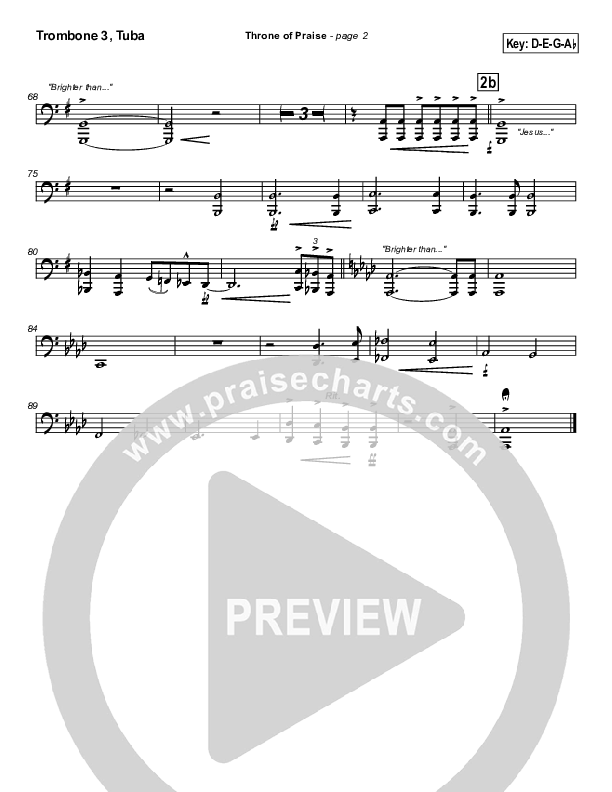 Throne of Praise Trombone 3/Tuba (Russell Fragar)