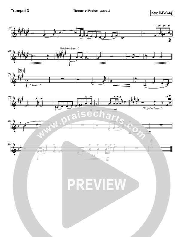 Throne of Praise Trumpet 3 (Russell Fragar)