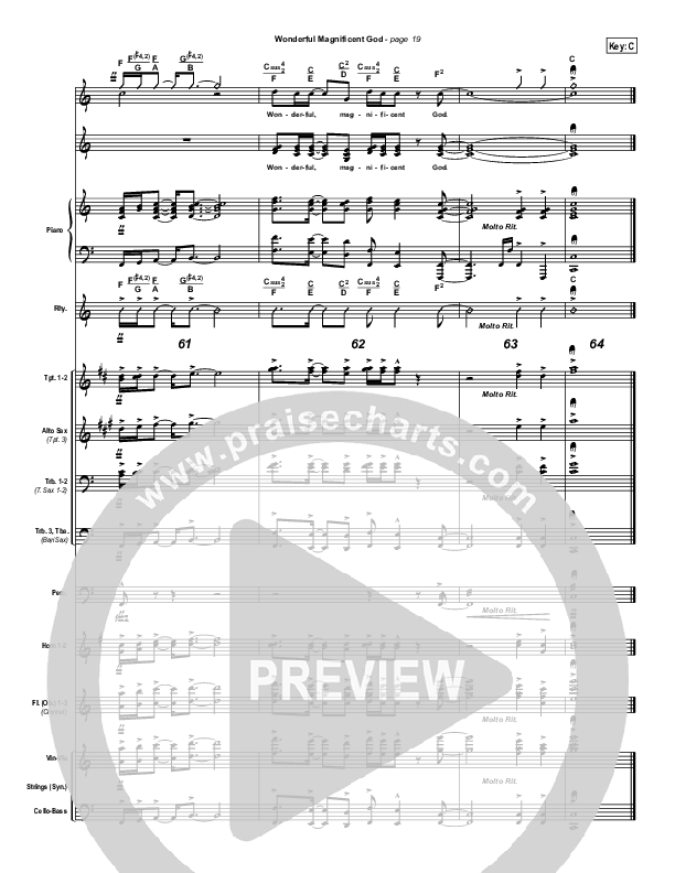 Wonderful Magnificent God Orchestration (Don Moen)