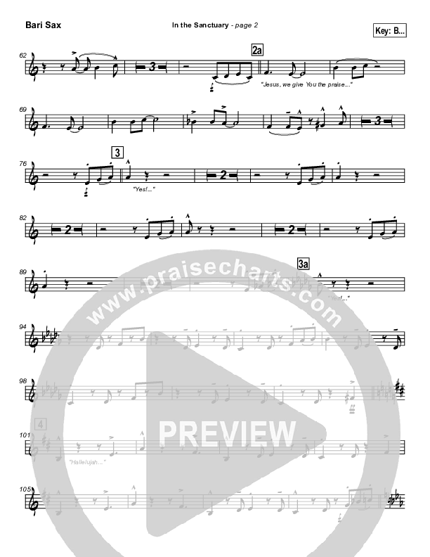 In The Sanctuary Bari Sax (Kurt Carr)