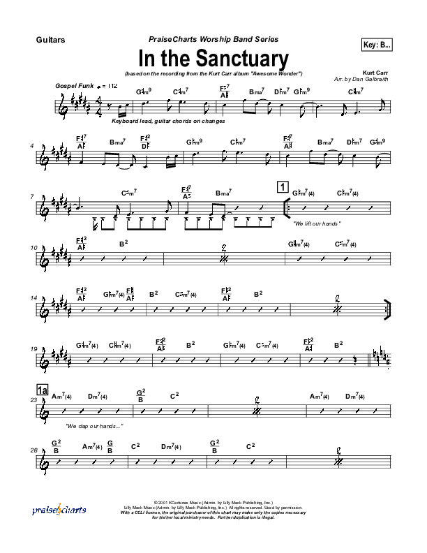 In The Sanctuary Guitar (Kurt Carr)