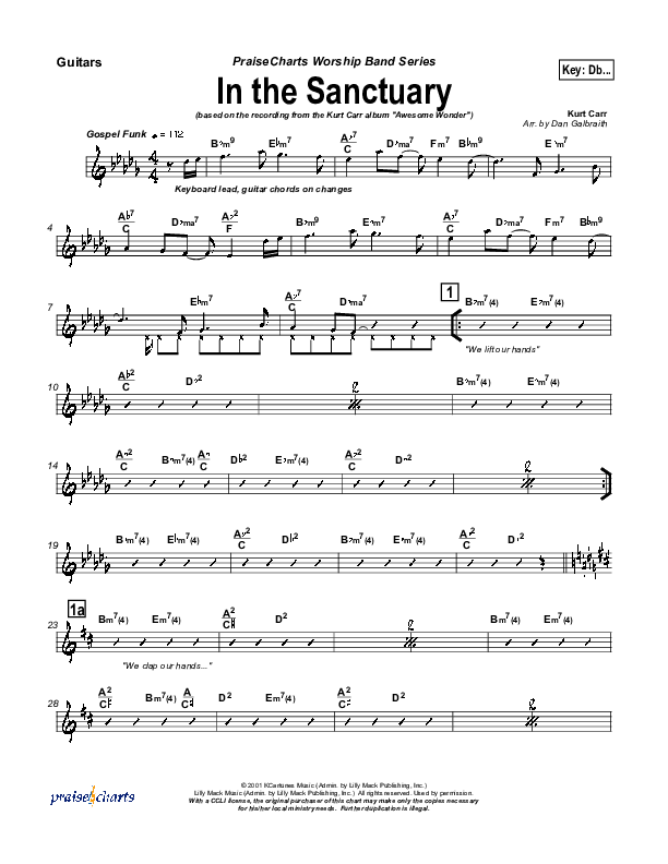 In The Sanctuary Guitar (Kurt Carr)
