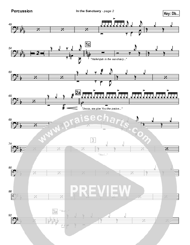 In The Sanctuary Percussion (Kurt Carr)
