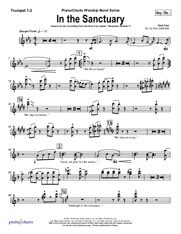 In The Sanctuary Brass Pack (Kurt Carr)