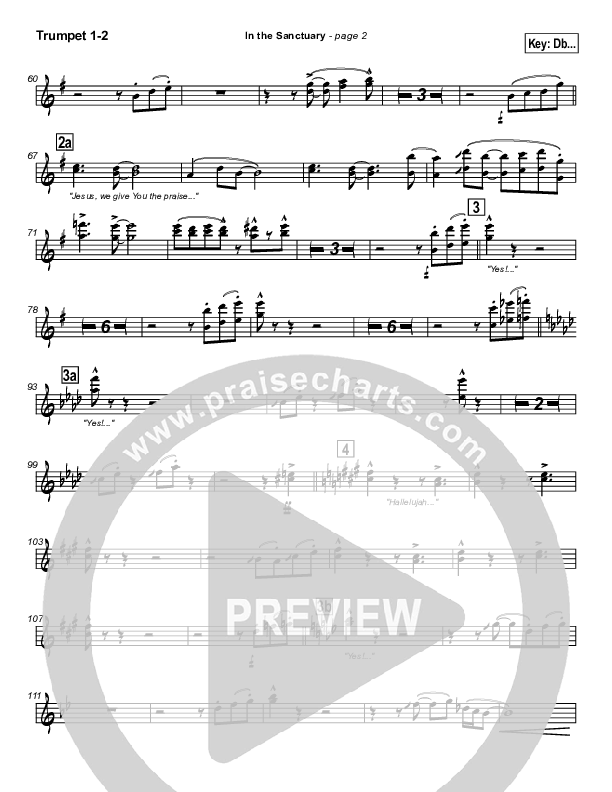 In The Sanctuary Trumpet 1,2 (Kurt Carr)