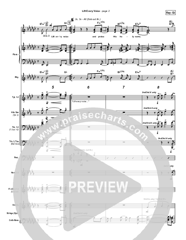 Lift Every Voice Conductor's Score (Paul Wright)