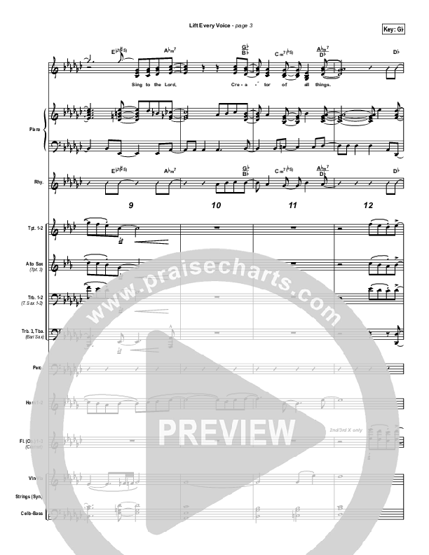 Lift Every Voice Conductor's Score (Paul Wright)