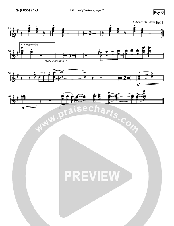 Lift Every Voice Flute/Oboe 1/2/3 (Paul Wright)