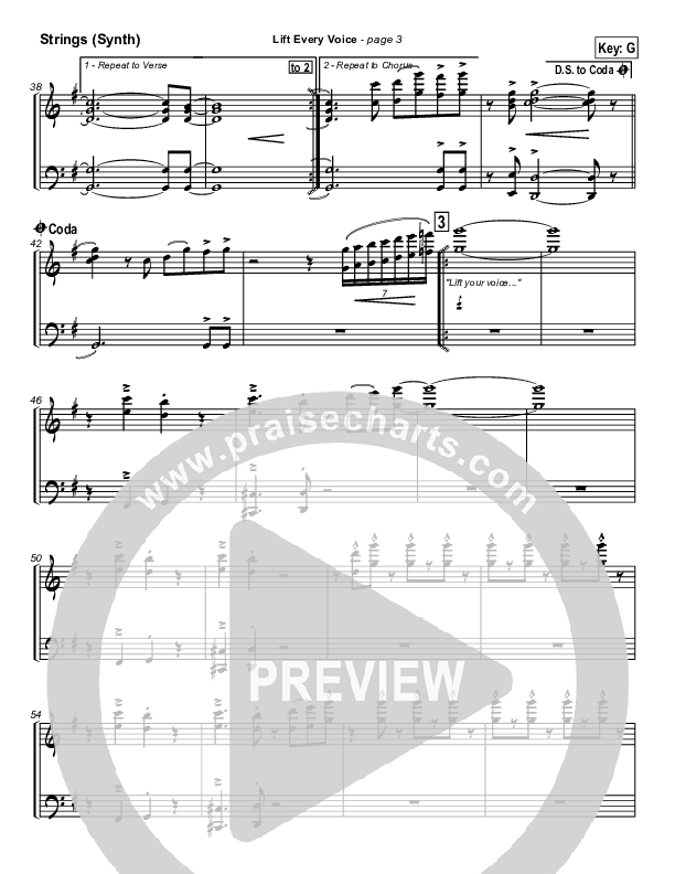 Lift Every Voice Synth Strings (Paul Wright)