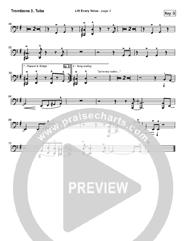 Lift Every Voice Trombone 3/Tuba (Paul Wright)