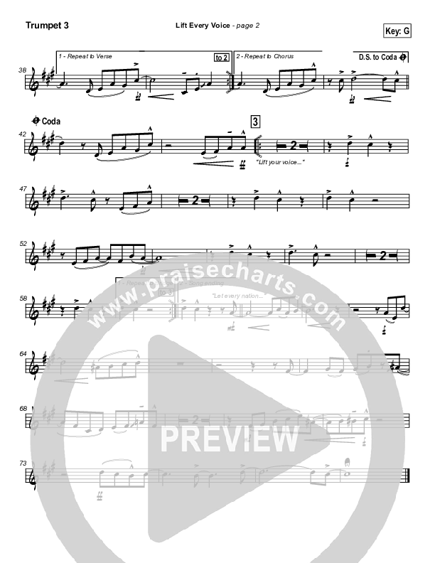 Lift Every Voice Trumpet 3 (Paul Wright)