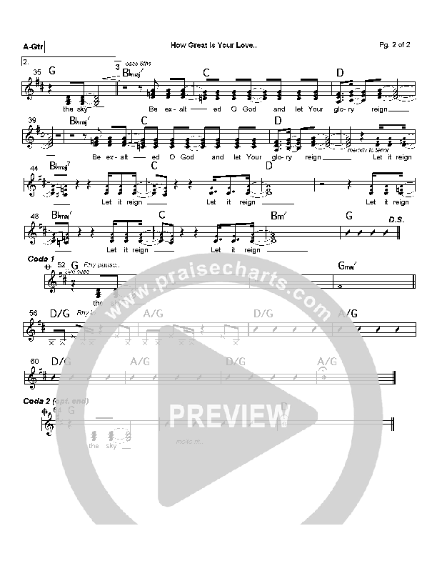 How Great Is Your Love Acoustic Guitar (MercyMe)