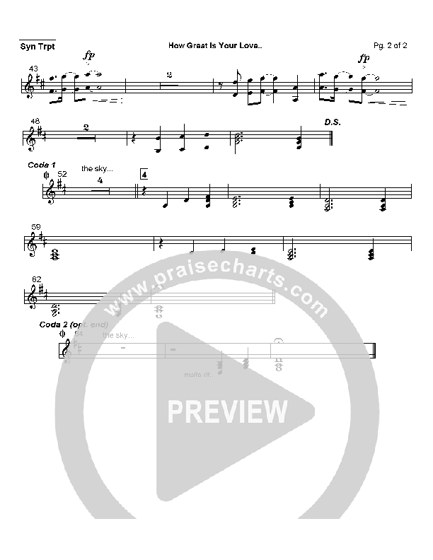 How Great Is Your Love Synth (MercyMe)