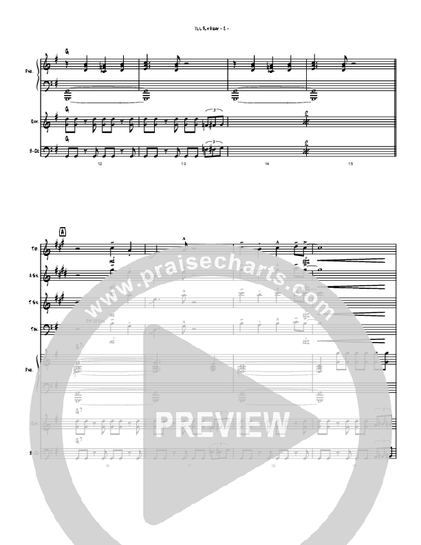 I'll Fly Away (Instrumental) Conductor's Score (Brad Henderson)