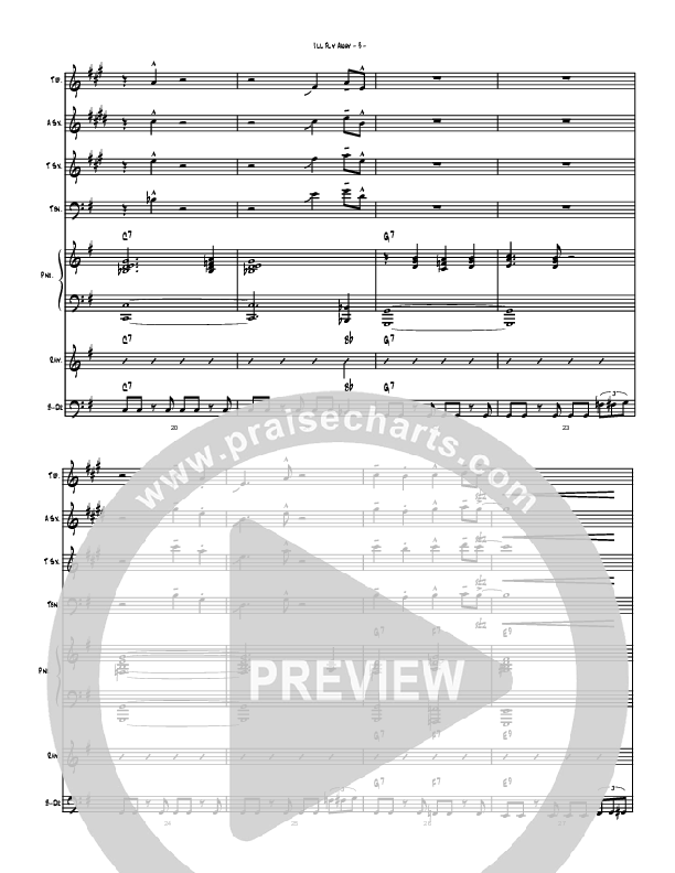I'll Fly Away (Instrumental) Conductor's Score (Brad Henderson)
