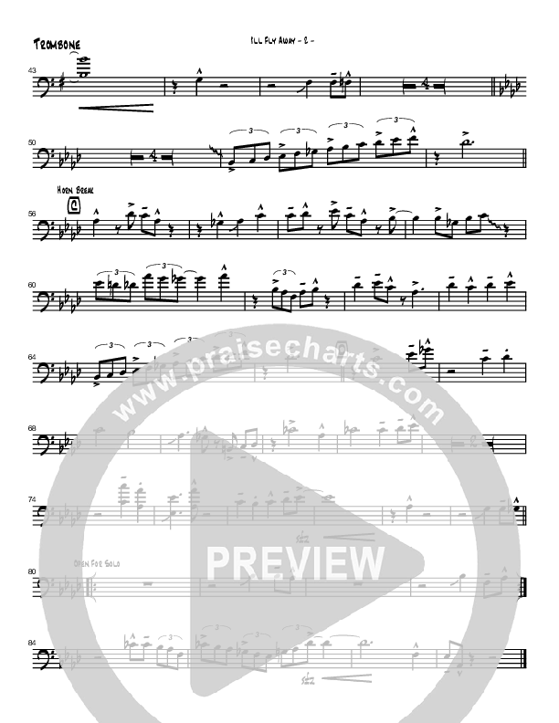 I'll Fly Away (Instrumental) Trombone (Brad Henderson)