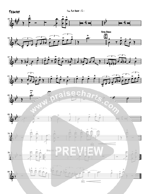 I'll Fly Away (Instrumental) Trumpet (Brad Henderson)